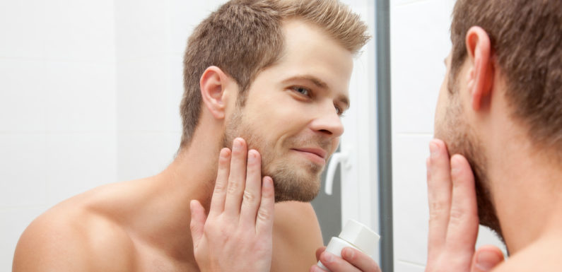 A basic skin care routine for men